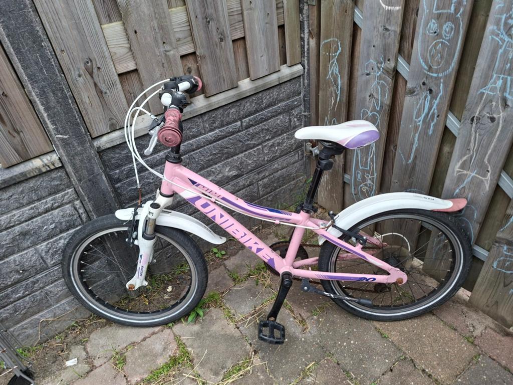 Unibike Mimi 20 inch mountainbike voor meiden, Fietsen en Brommers, Fietsen | Meisjes, Ophalen, Gebruikt, Unibike, Versnellingen