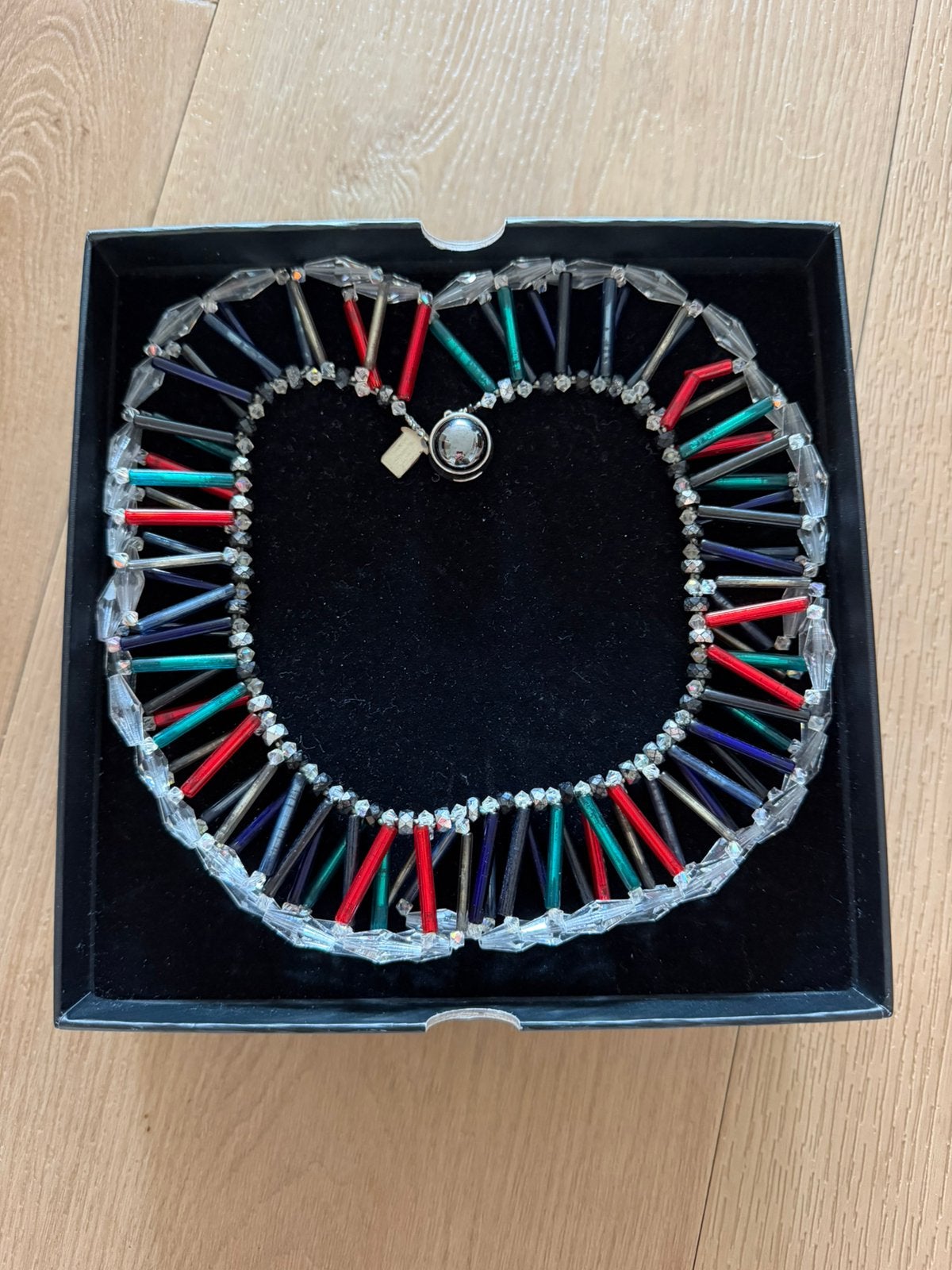 Abrasi-ketting – kleurrijk & uniek, Sieraden, Tassen en Uiterlijk, Ophalen of Verzenden, Nieuw, Overige kleuren, Zilver