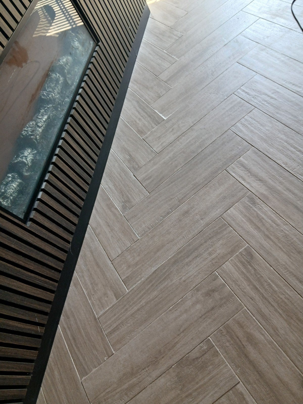 Houtlook vloertegels Oxford Grey 60x15cm, Ophalen, 60 cm of meer, Keramiek, Nieuw
