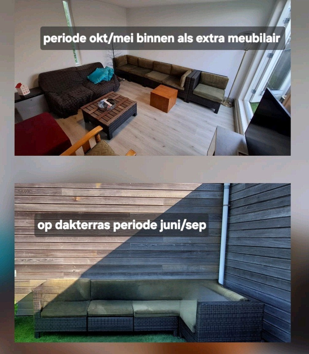 loungeset te koop / bij koop alleen af te halen, Huizen en Kamers, Groningen