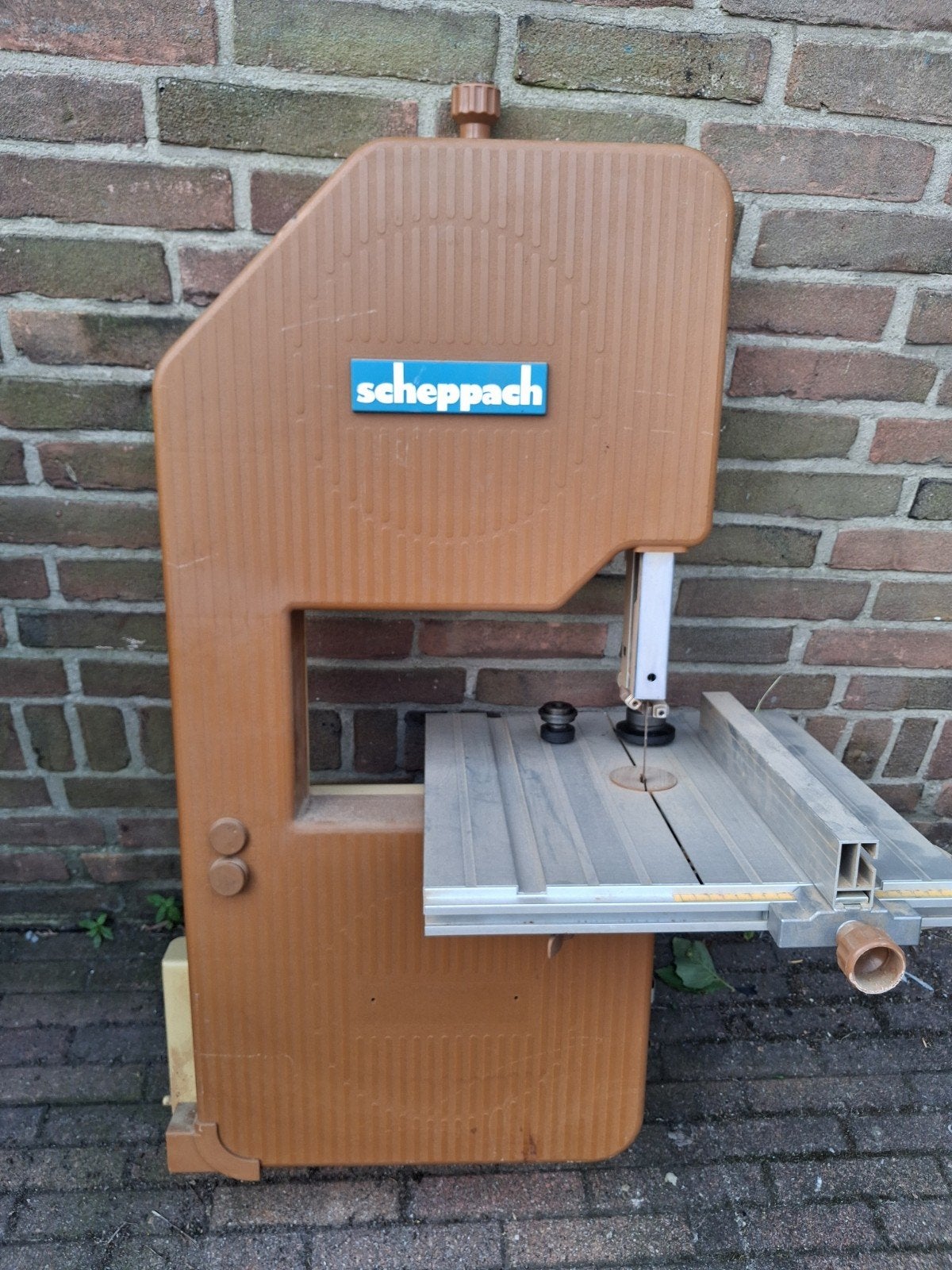 Nette lintzaag module voor op een Scheppach machine., Ophalen, 70 mm of meer, Zo goed als nieuw, Lintzaag