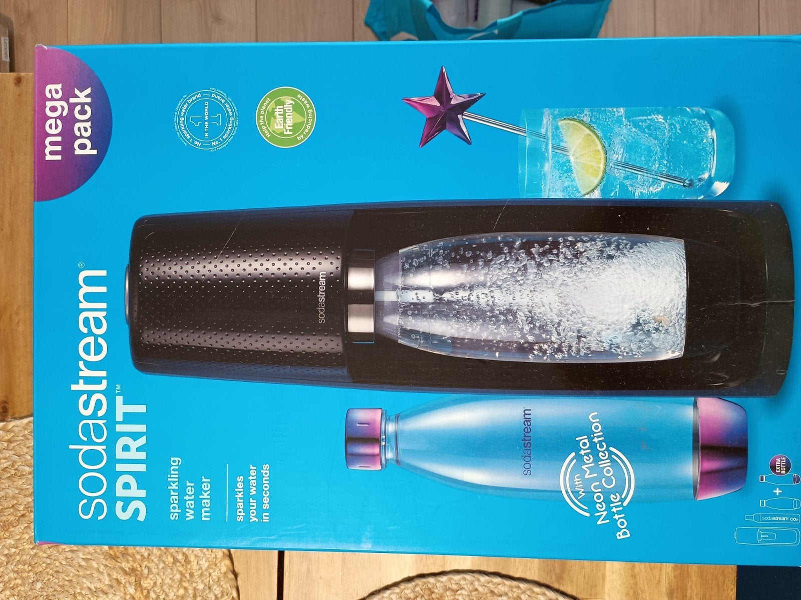 SodaStream Spirit bruiswatermaker - Zwart, Kunststof, Ophalen of Verzenden, Zwart, Overige merken