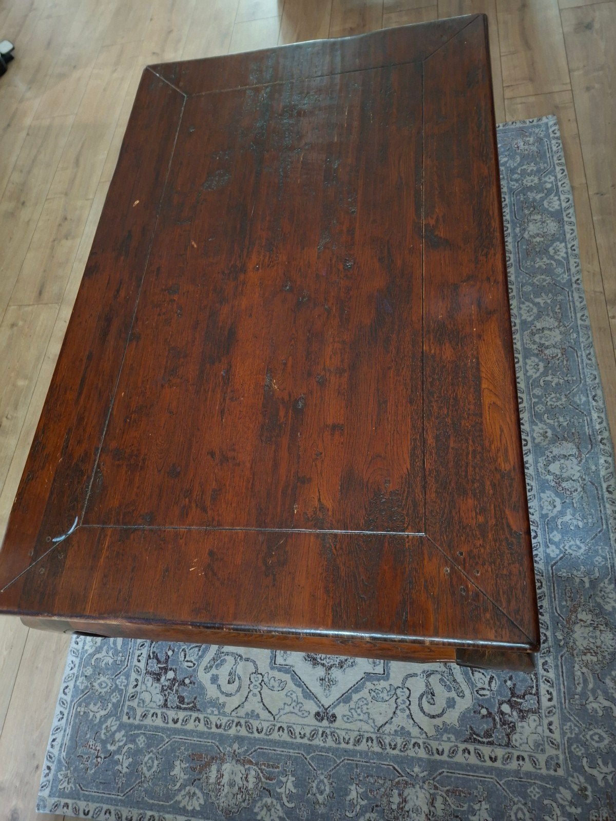 Antieke Chinese salontafel van donker hout, Ophalen of Verzenden