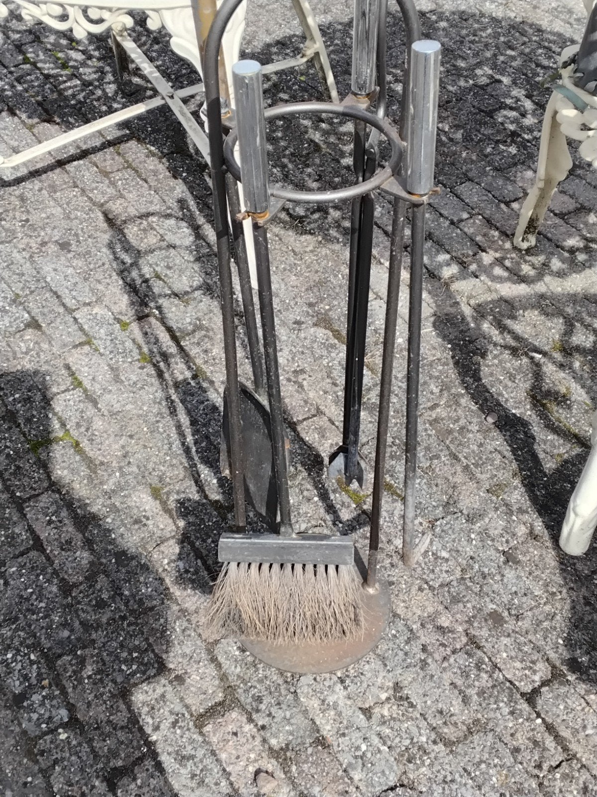 Antiek Haardstel, Ophalen of Verzenden, Gebruikt, Vrijstaande haard, Houthaard