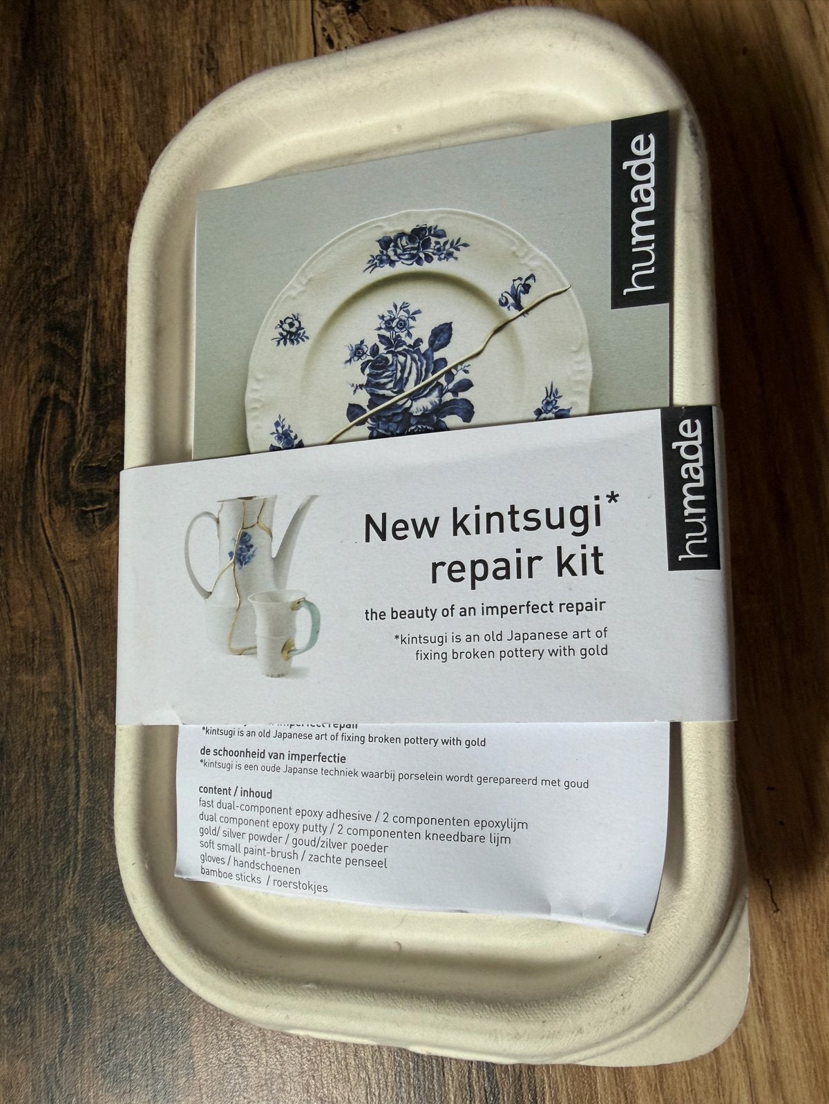 Humade New Kintsugi repair kit voor repareren van gebroken, Goud, Overige thema's, Nieuw, Ophalen of Verzenden