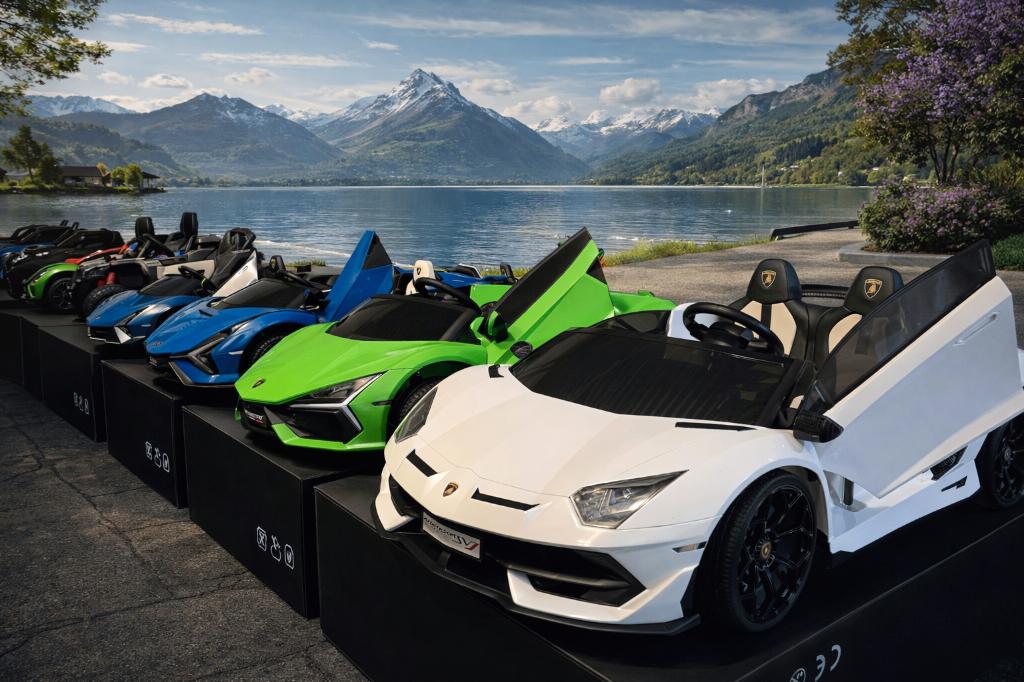 Elektrische kinder Lamborghini accu auto 24volt 2 persoons, Ophalen, Nieuw