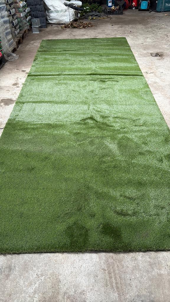 Kunstgras 195x500cm, Tuin en Terras, Gras en Kunstgras, Ophalen, Nieuw, Minder dan 10 m², Kunstgras
