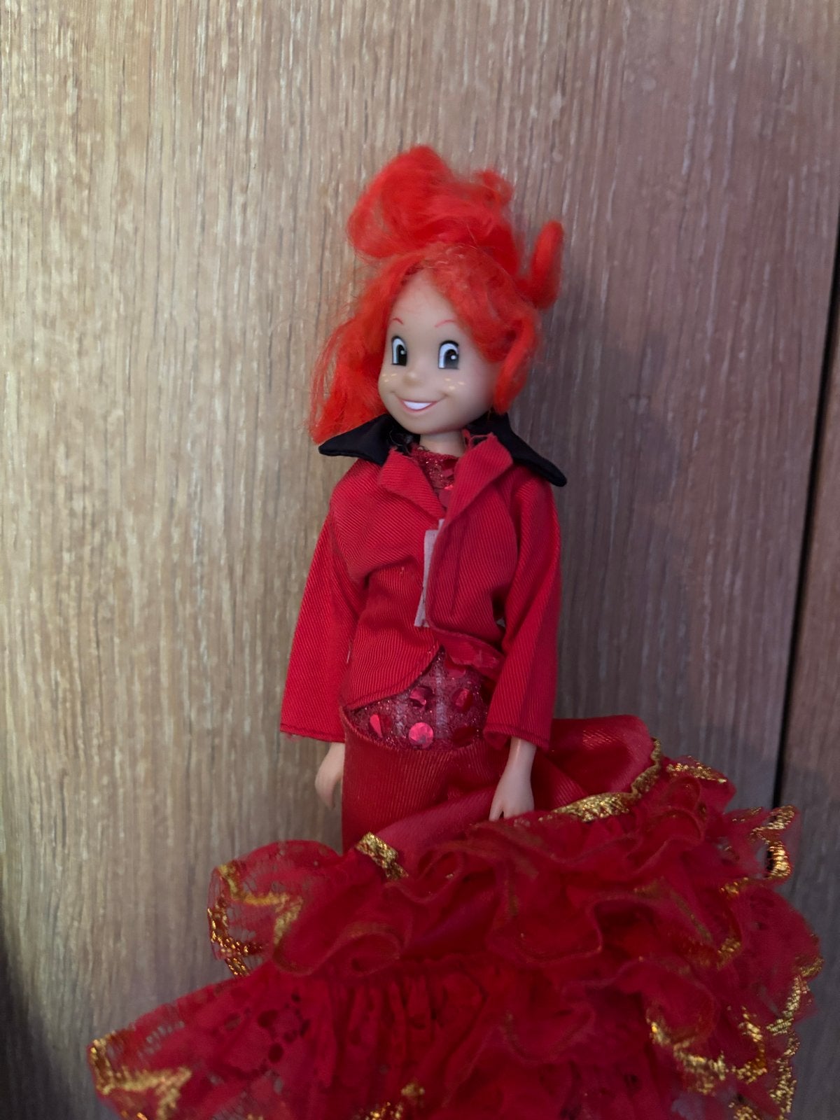 Vintage Pippi Langkous pop, Verzenden, Gebruikt, Overige typen