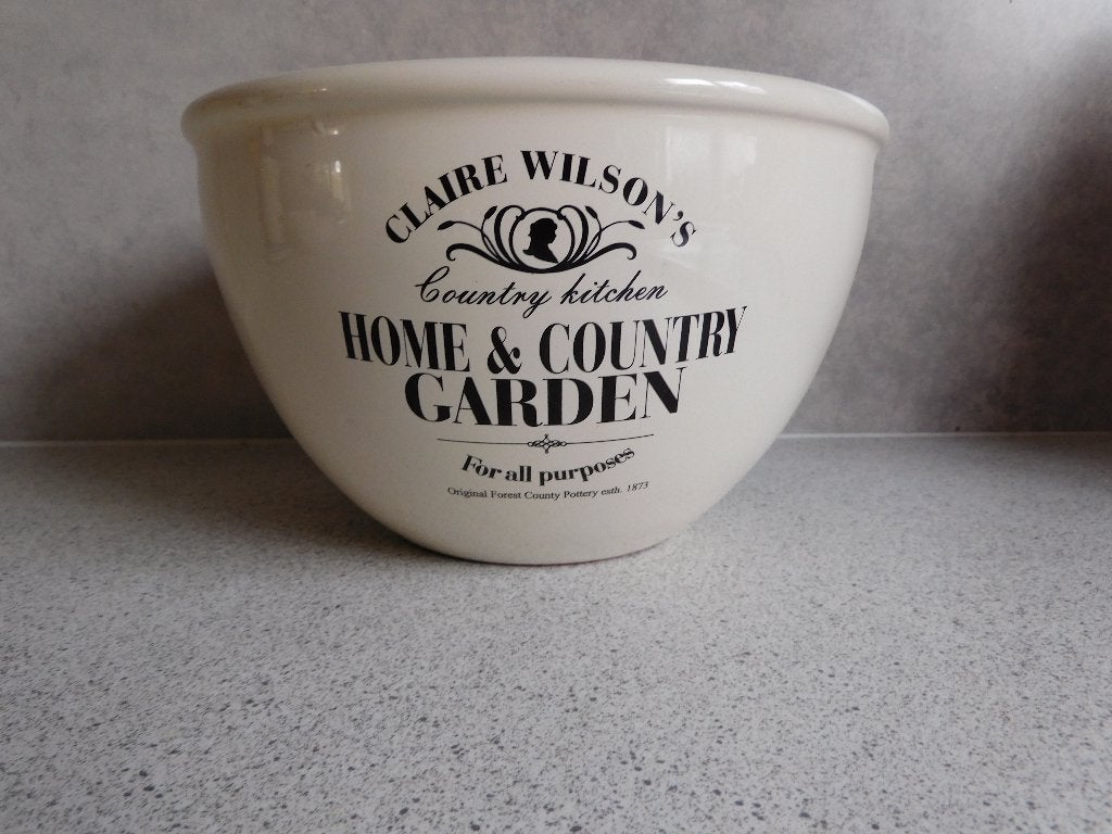 Schaal 22x13 cm. Home & Country Garden Claire Wilson, Overige merken, Ophalen of Verzenden, Overige stijlen, Aardewerk