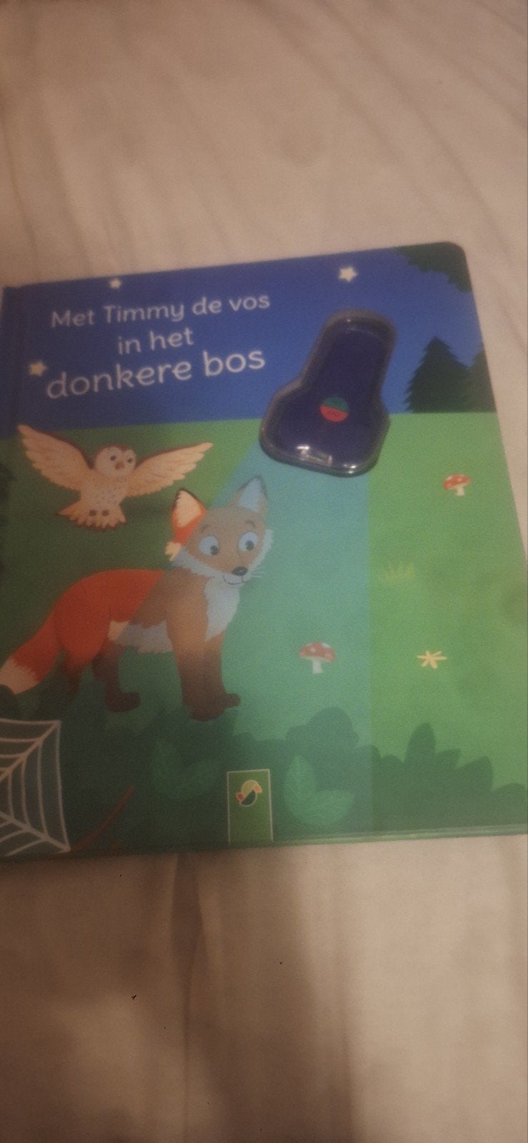 kinderboek timmy de vos in het donkere bos, Boeken, Fictie algemeen, Ophalen of Verzenden, Zo goed als nieuw, Nicola berger