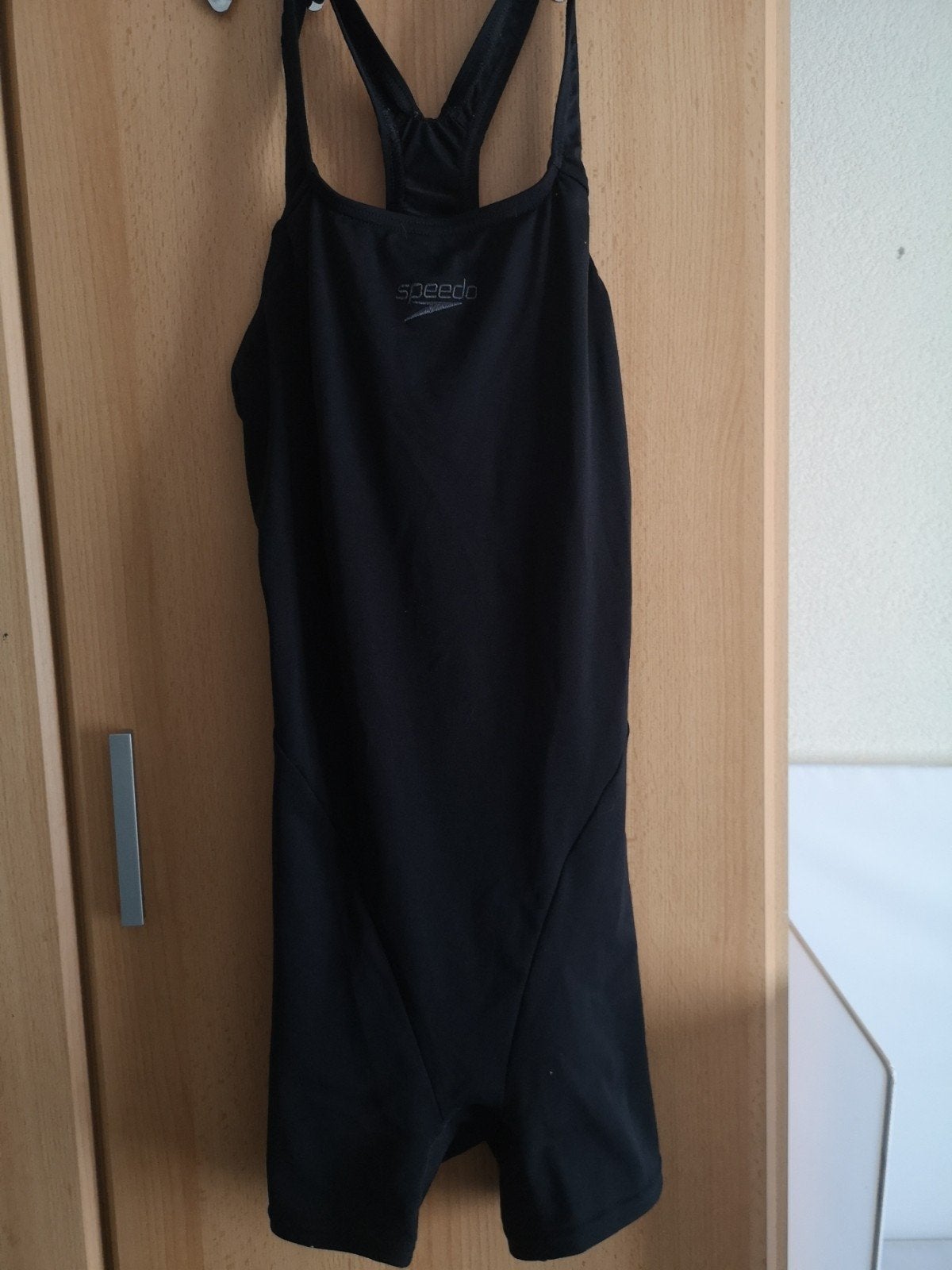 Zwarte Speedo Legsuit maat 36 badpak., Zwart, Overige typen, Zo goed als nieuw, Maat 36 (S)