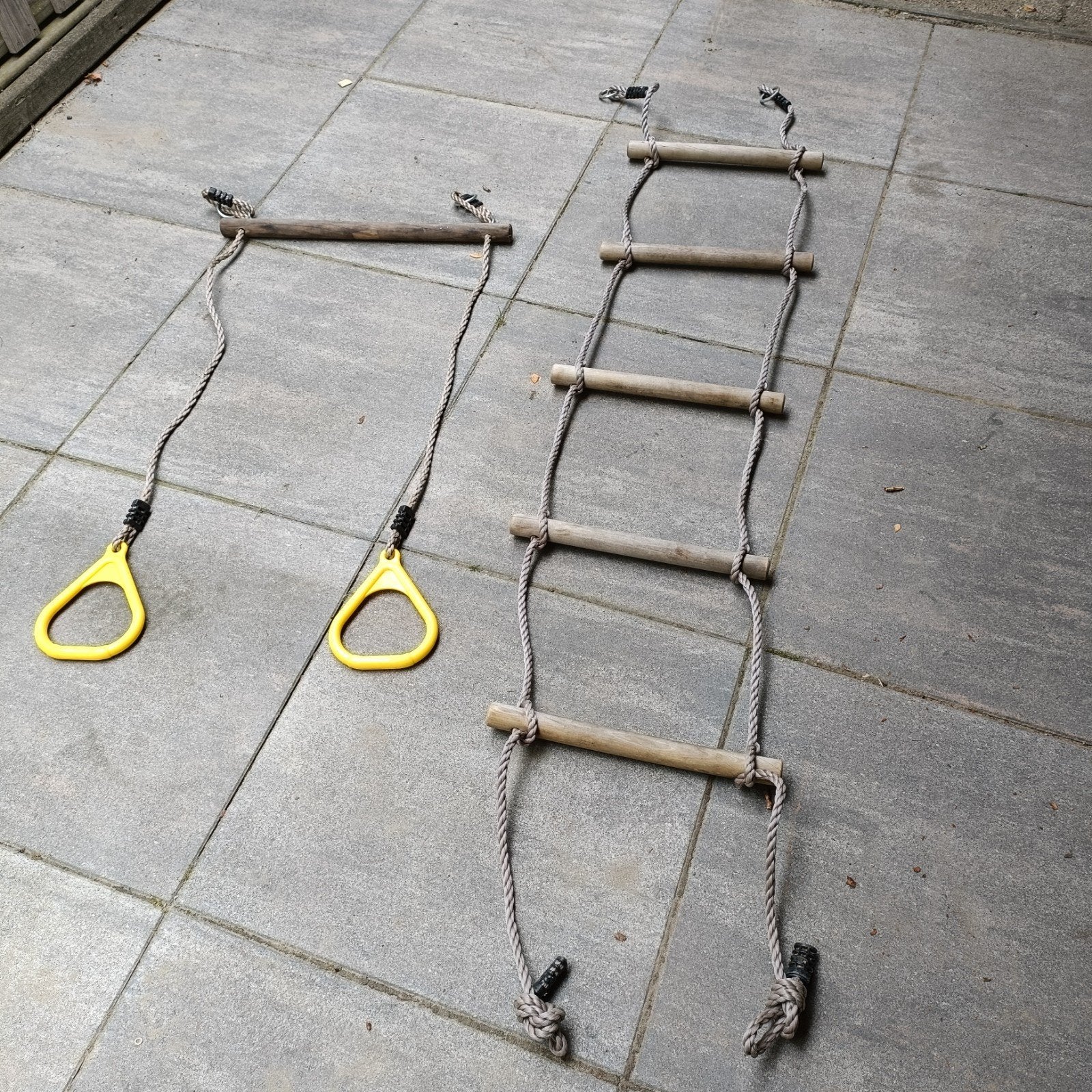 Klimladder en ringen voor schommel of speelhuisje, Ophalen, Schommel