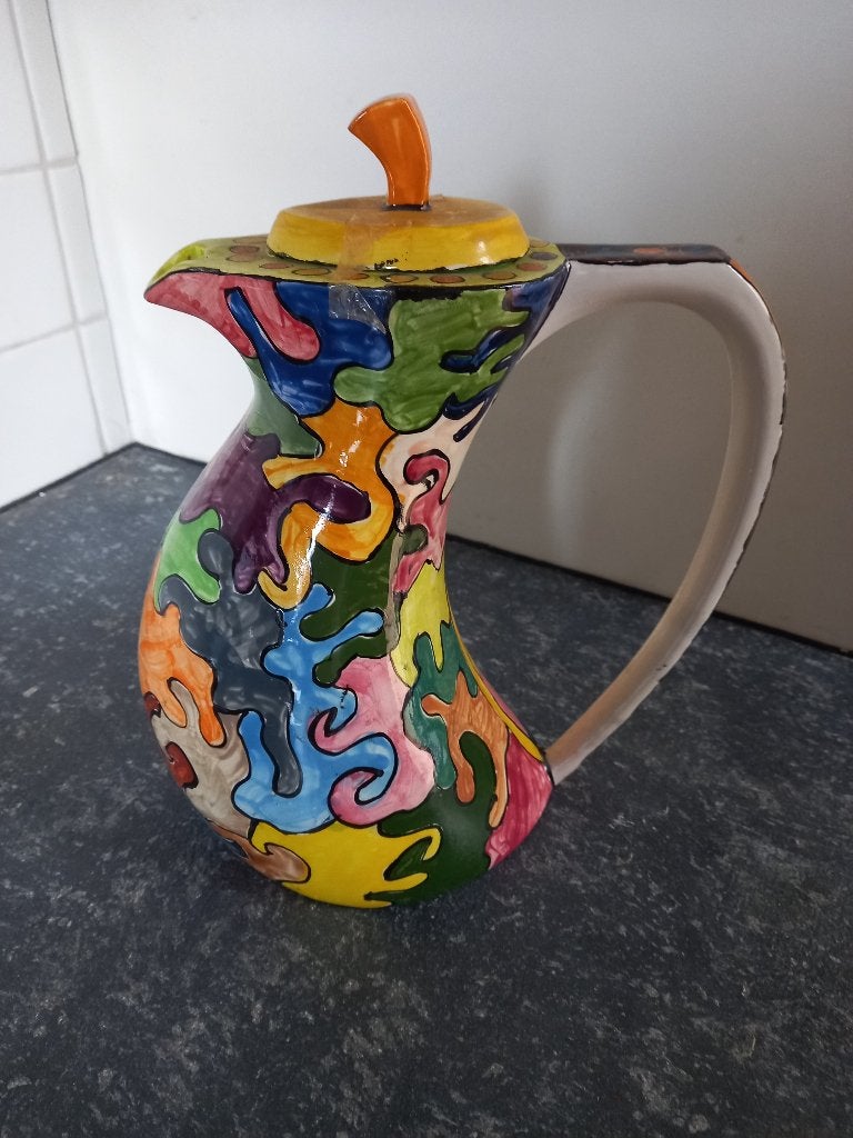 Handgemaakte koffiekan, Kan, Gebruikt, Overige merken, Ophalen of Verzenden