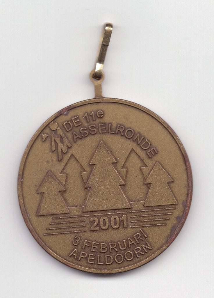 Medaille van de Asselronde Apeldoorn, Ophalen of Verzenden, Overige materialen, Nederland