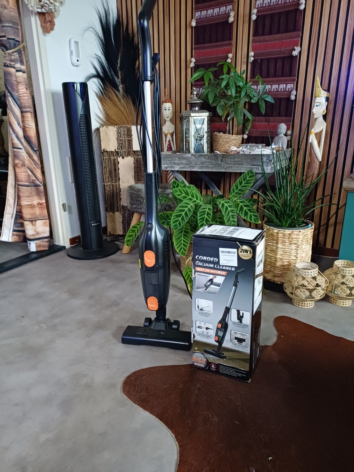 Nieuwe 2-in-1 Steelstofzuiger met snoer, Overige merken, Nieuw, Ophalen of Verzenden, Geschikt voor harde vloeren