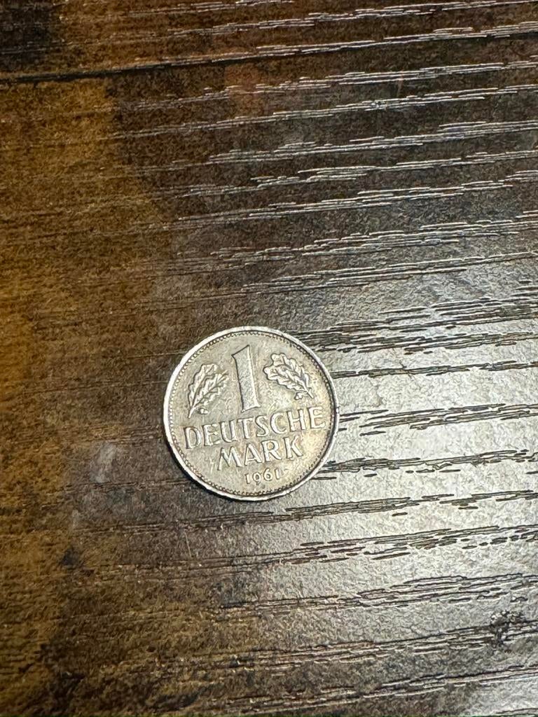 1 DEUTSCHE MARK 1961 ‘1961’, Ophalen, Koningin Juliana