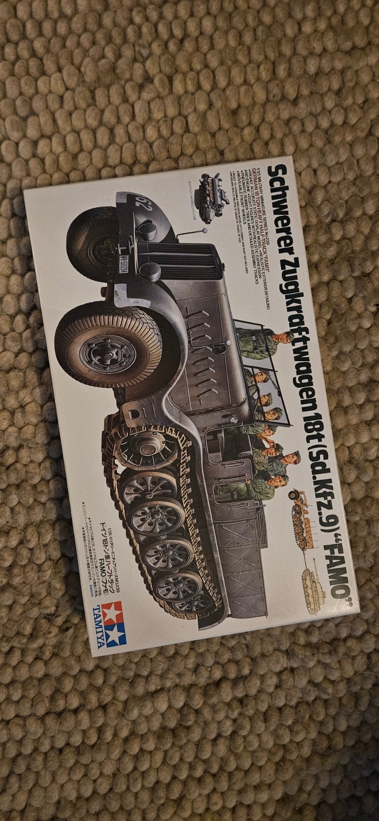 Tamiya 18t (Sd.Kfz.9) Famo, Hobby en Vrije tijd, 1:32 tot 1:50, Overige typen, Nieuw, Ophalen of Verzenden
