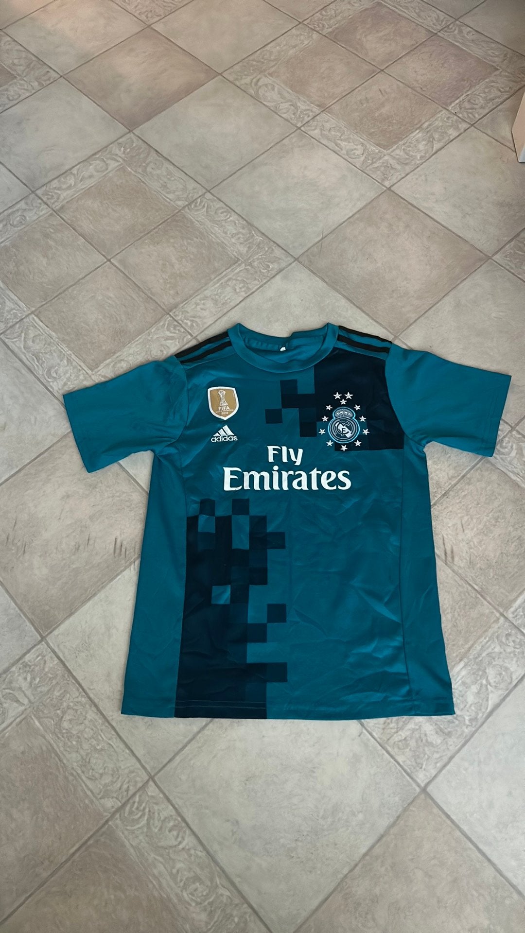 Ronaldo 2017-2018 Real Madrid shirt., Maat XS of kleiner, Ophalen of Verzenden, Zo goed als nieuw, Shirt