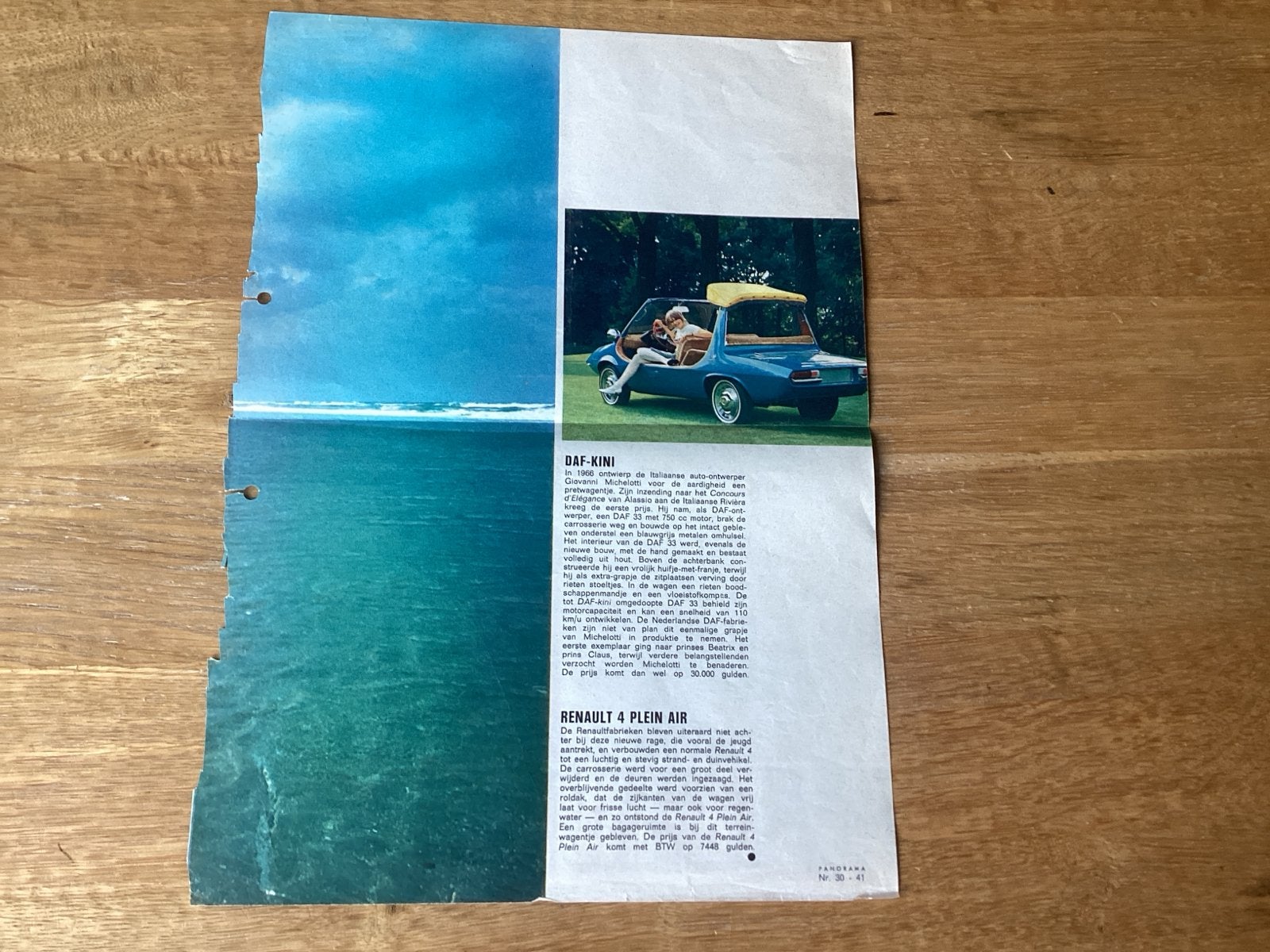 Panorama Exclusief - artikel DAF Kini, Ophalen of Verzenden, Gelezen, Overige merken