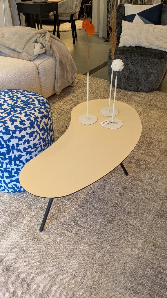 Salontafel HPL organisch showroommodel, Huis en Inrichting, Tafels | Salontafels, Gebruikt, 100 tot 150 cm, 50 tot 100 cm, Modern