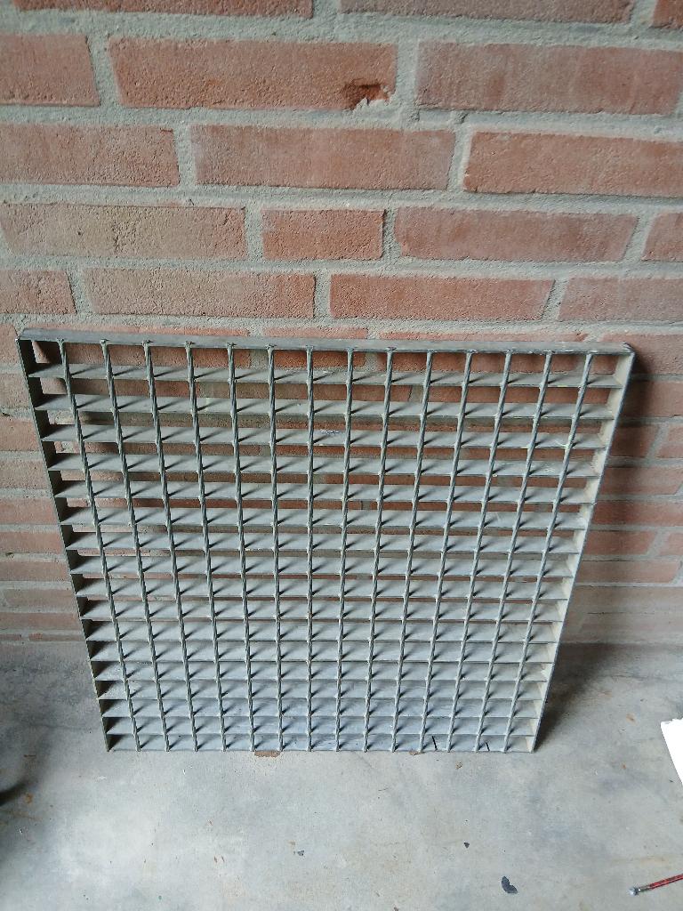 Looprooster metaal verzinkte deurmat 60x60x3cm, Ophalen, Gebruikt, Overige materialen