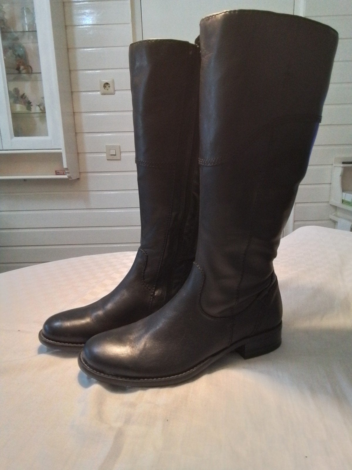 Hush puppies dames laarzen, zwart leer, mt 41, Kleding | Dames, Schoenen, Ophalen of Verzenden, Nieuw, Zwart, Hoge laarzen
