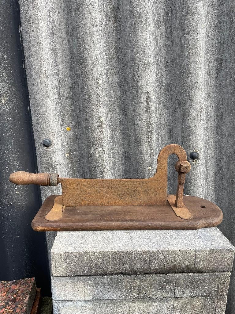 SNIJPLANK MET HEFBOOMMES., Ophalen of Verzenden