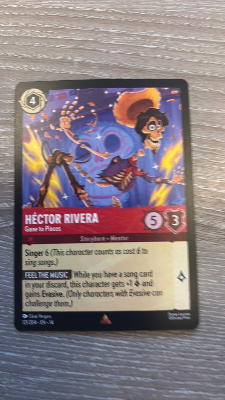 Disney Lorcana Hector Rivera pieces 121-204 14HPC nonfoil, Ophalen of Verzenden, Zo goed als nieuw