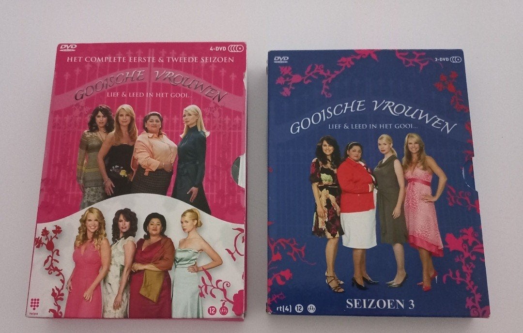 Gooische vrouwen seizoen 1, 2 en 3, Vanaf 12 jaar, Ophalen of Verzenden, Gebruikt, Komedie