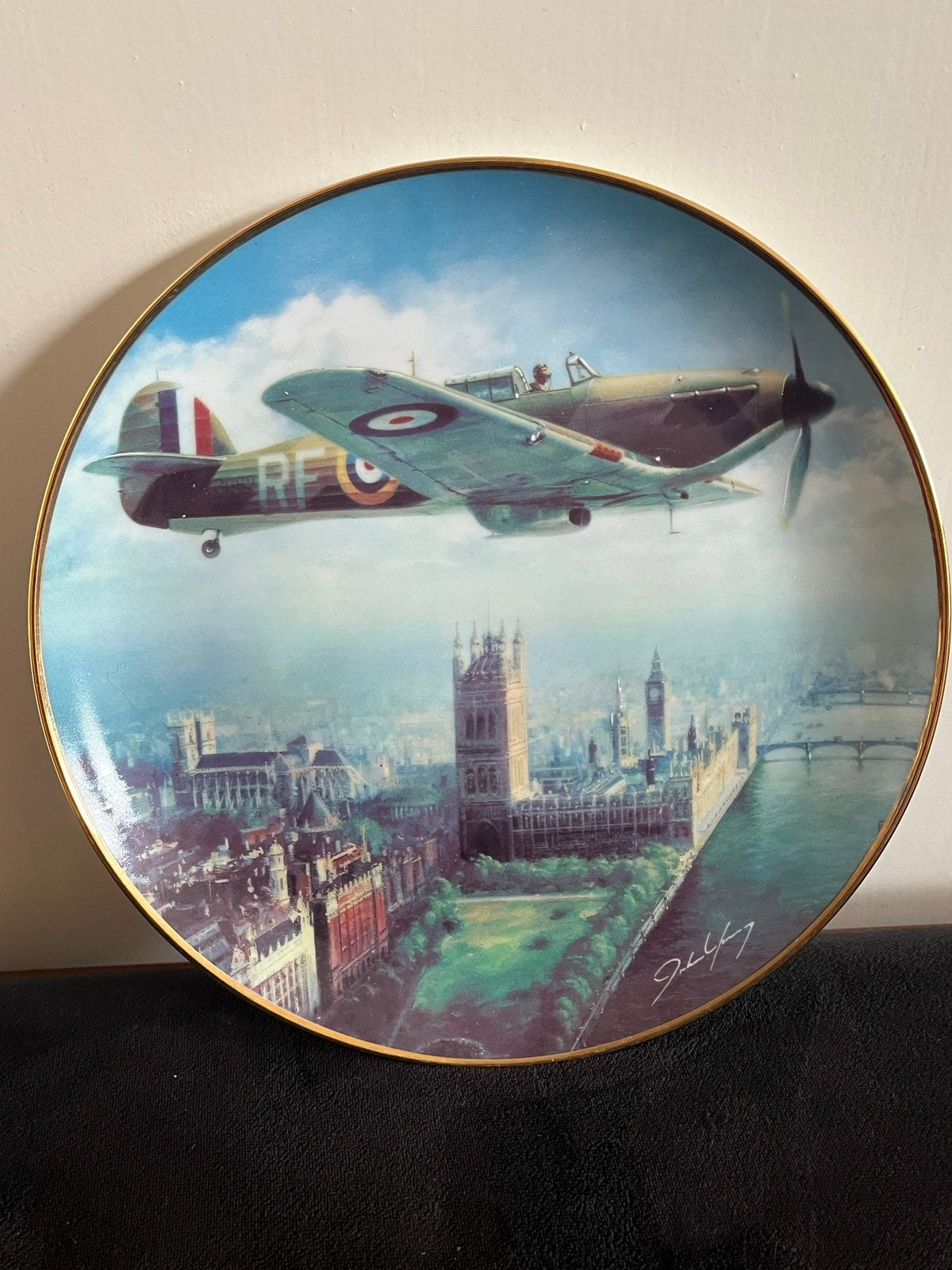 Franklin Mint 'Pride of the R.A.F.' decoratief bord, Antiek en Kunst, Ophalen of Verzenden