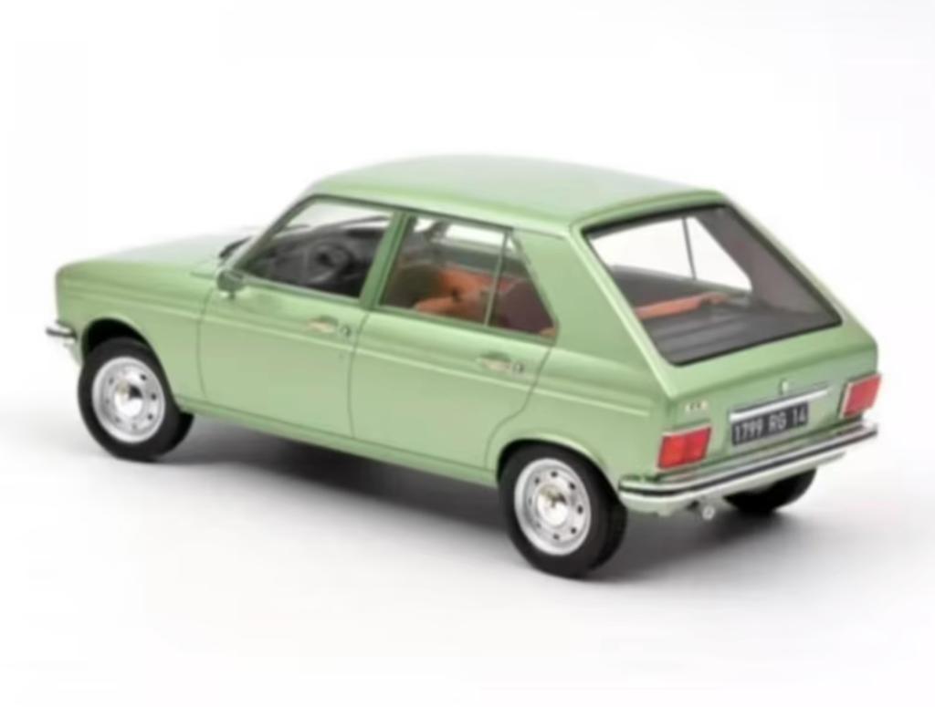 Peugeot 104 GL groen met.1977 lim.ed. 1/18 NOREV ref: 184901, Verzenden, Nieuw, Auto, Norev