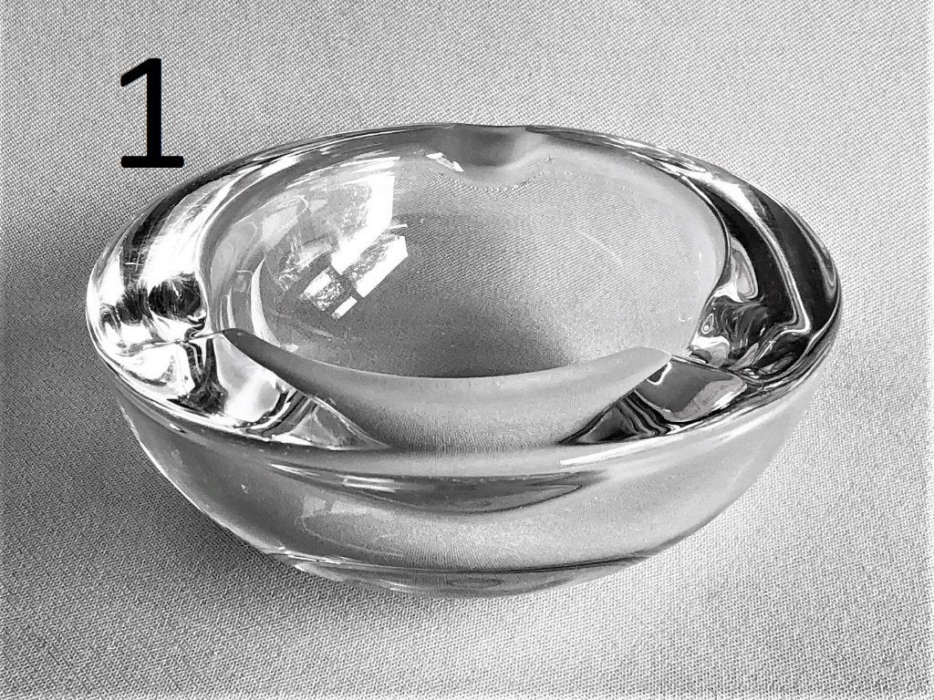 Diverse Vintage Glazen Asbakken 60's 70''s, Antiek en Kunst, Antiek | Glas en Kristal, Ophalen of Verzenden