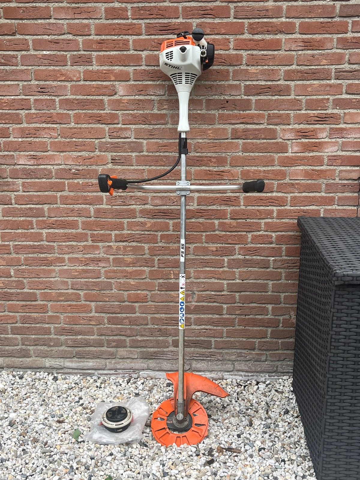 Stihl benzine bosmaaier FS55, Tuin en Terras, Ophalen, Gebruikt, Benzine