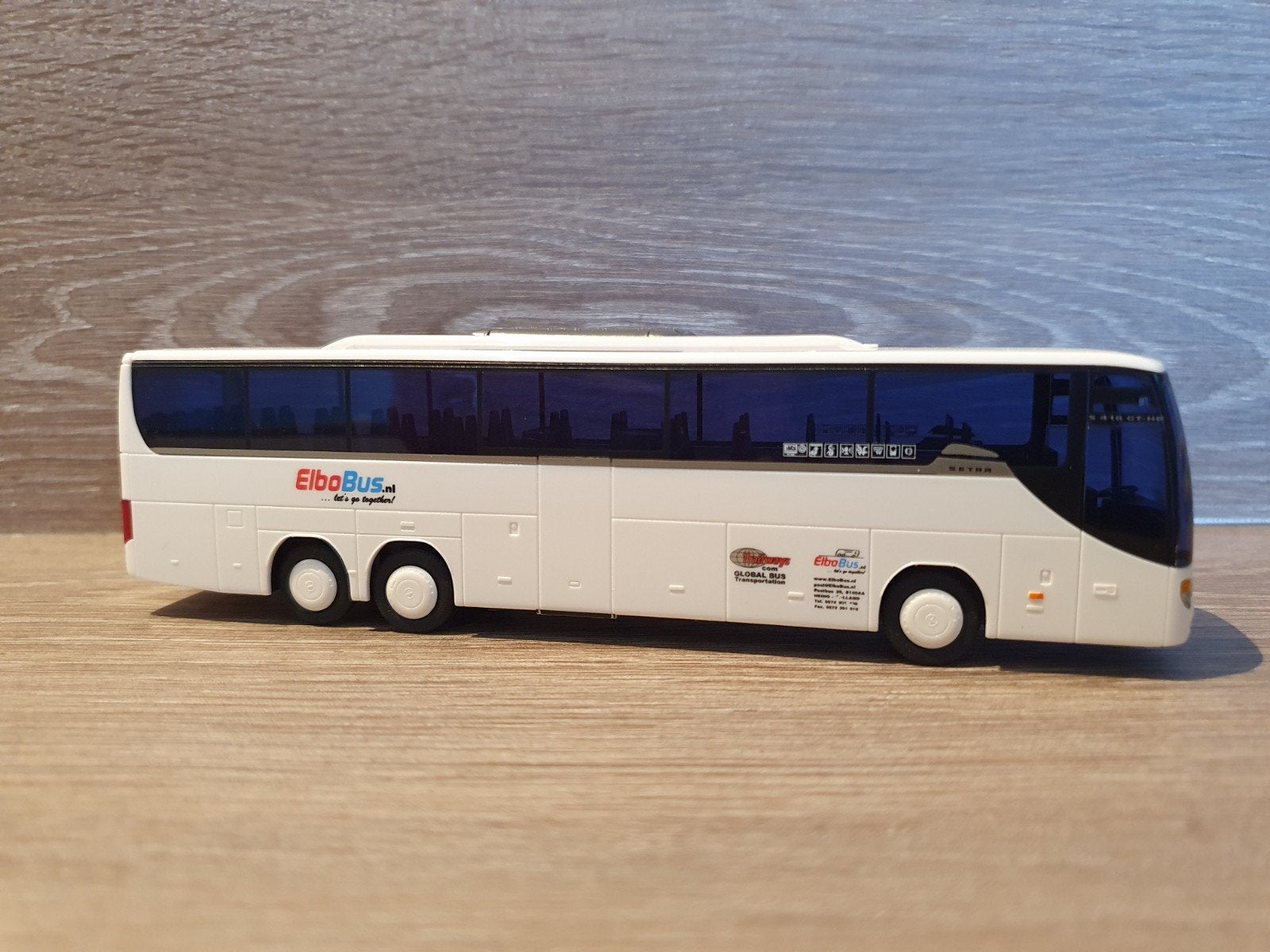 AWM Setra S416 GT-HD ElboBus 1:87, Ophalen of Verzenden, Zo goed als nieuw, Bus of Vrachtwagen, AWM