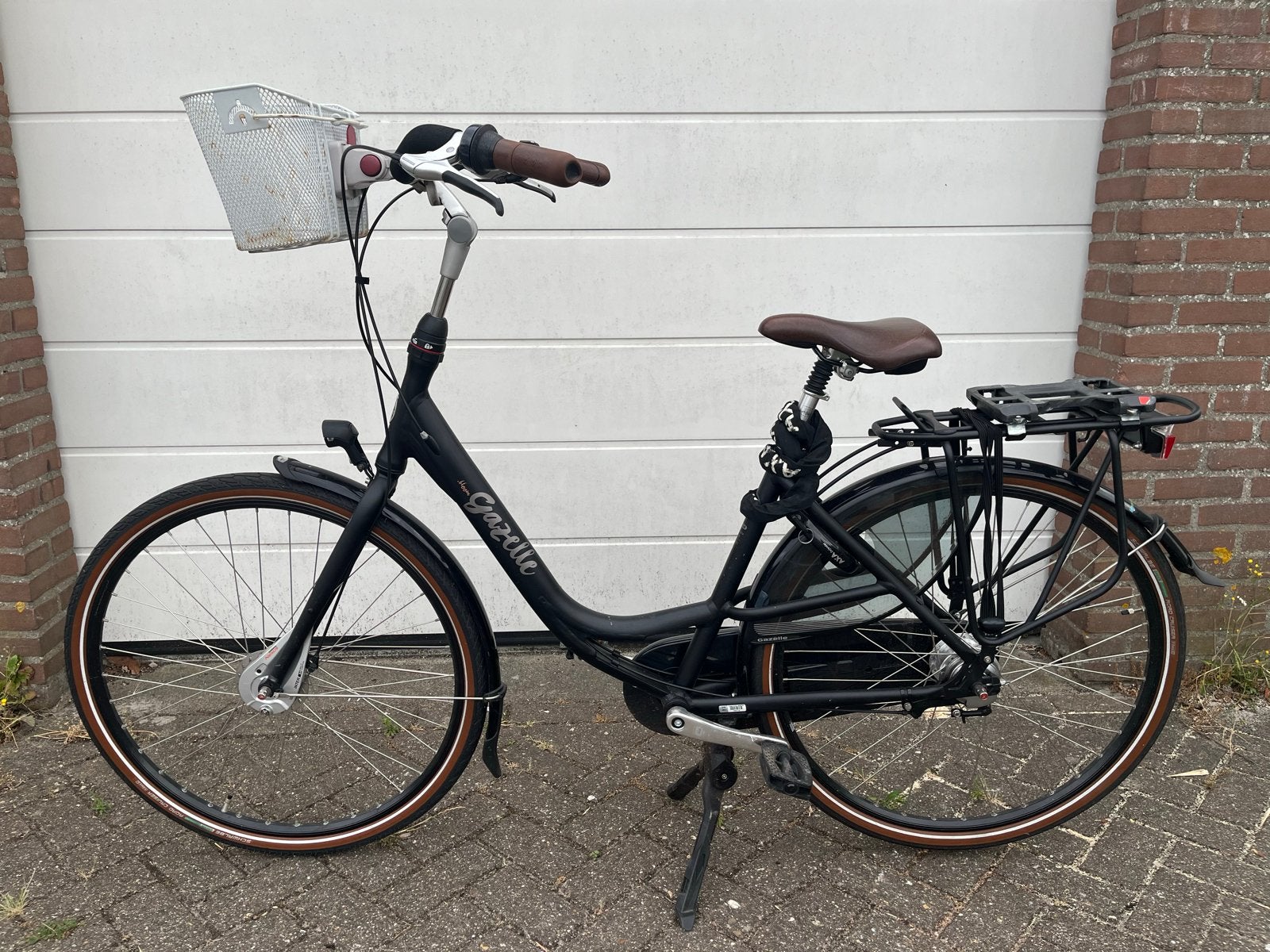 Gazelle Bloom Moederfiets, Fietsen en Brommers, Fietsen | Dames | Moederfietsen, Ophalen, Gebruikt, Velgrem, 47 tot 50 cm