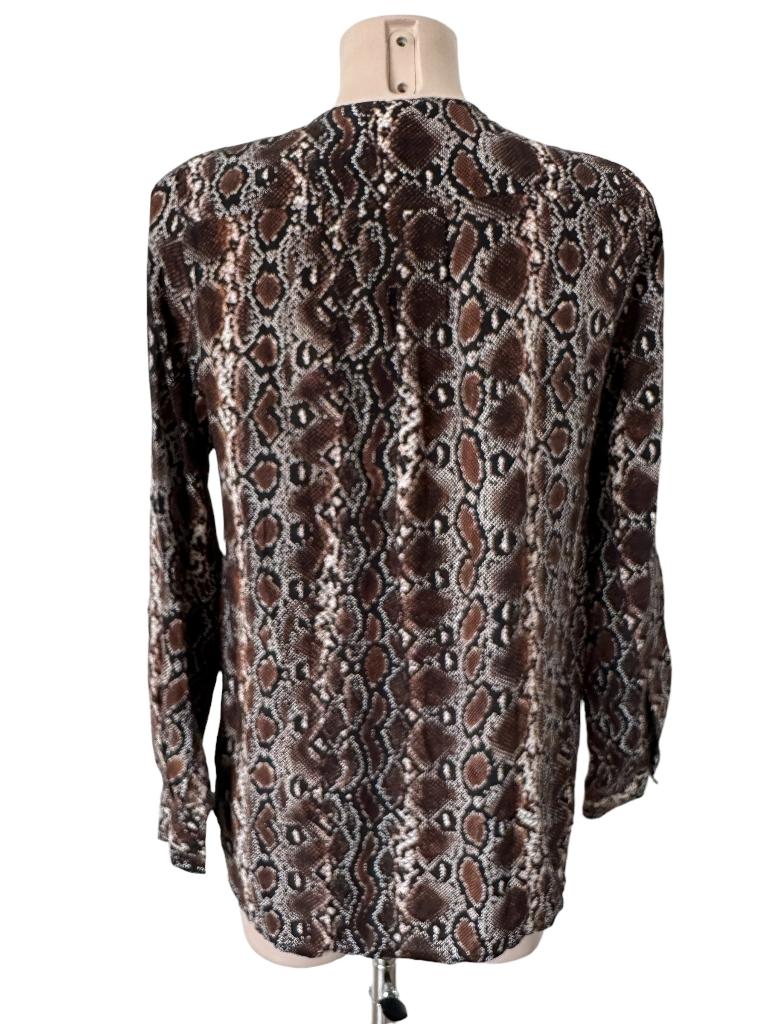Michael Kors shirt lange mouw S, Maat 38/40 (M), Bruin, Ophalen of Verzenden, Zo goed als nieuw