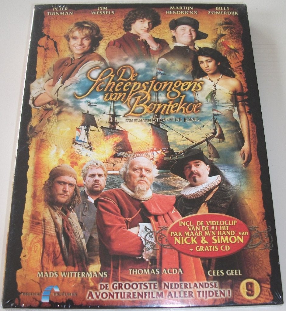 Dvd *** SCHEEPSJONGENS VAN BONTEKOE *** 2-Disc *NIEUW*, Avontuur, Speciale editie, Nieuw in verpakking, Film