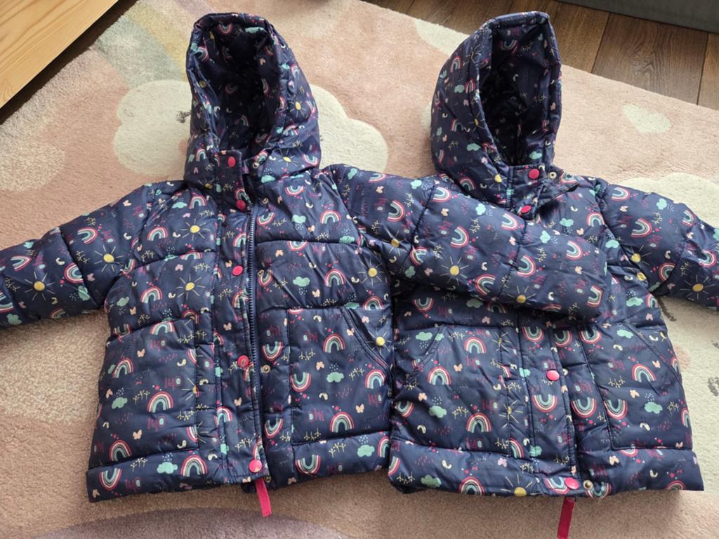 2 Minoti winterjasjes maat 104/110, Ophalen, Minnoti, Gebruikt, Meisje