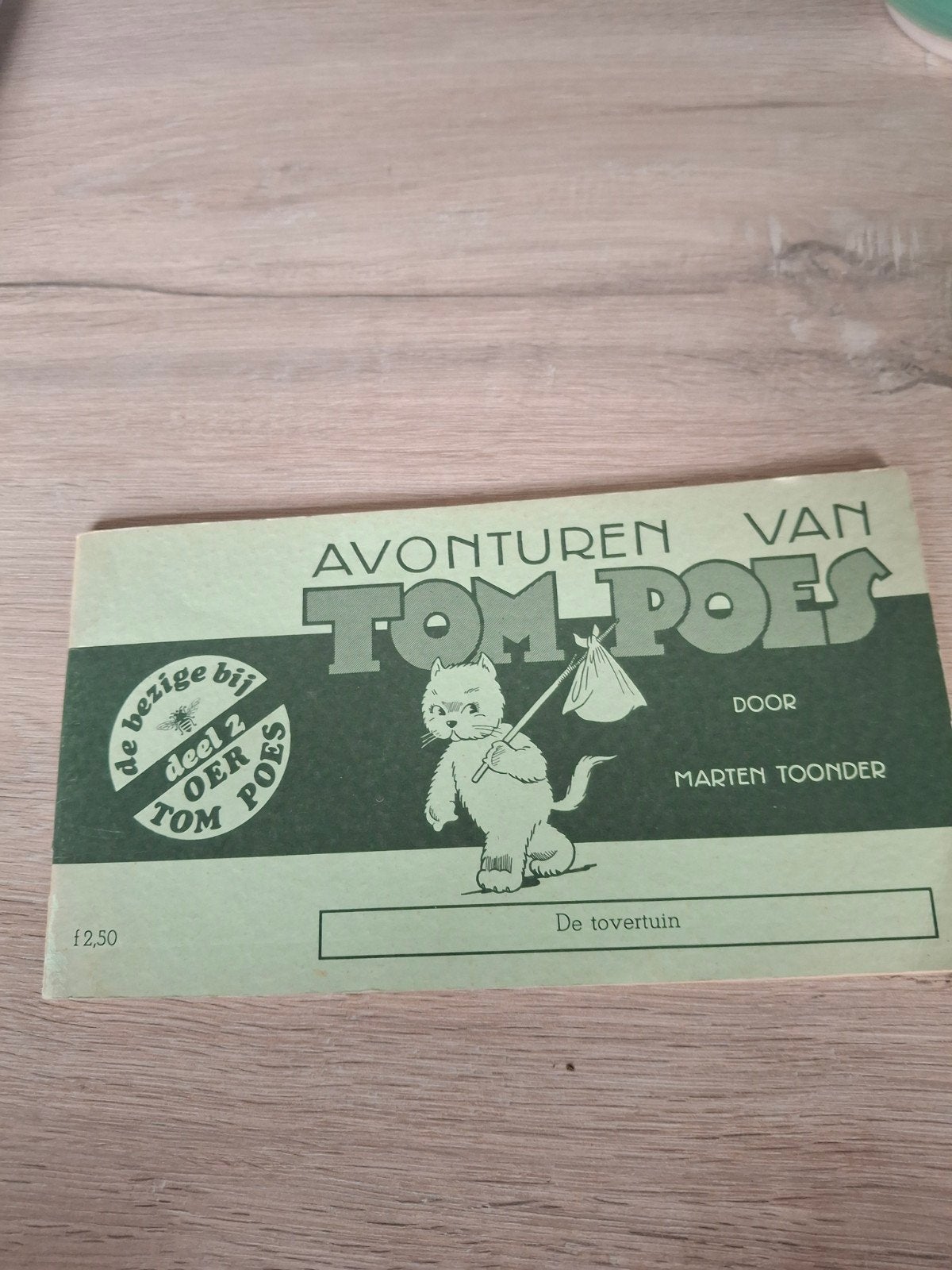 Avonturen van Tom Poes De Tovertuin, Gelezen, Marten Toonder, Eén stripboek, Ophalen of Verzenden