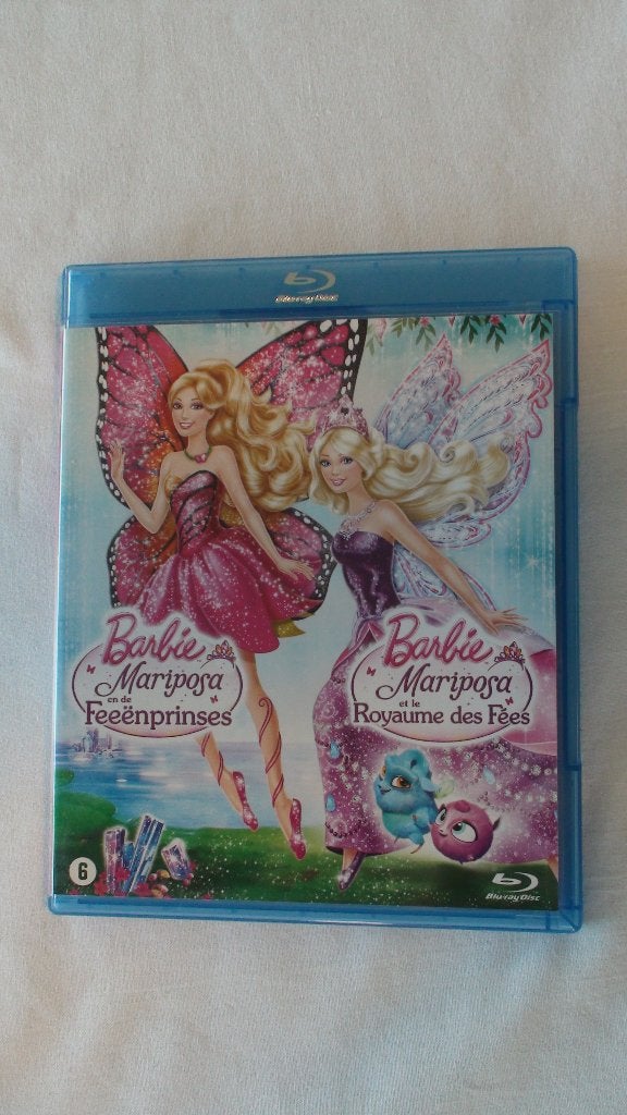 Barbie Mariposa Feeënprinses, Ophalen of Verzenden, Zo goed als nieuw, Blu-ray, Tekenfilms en Animatie