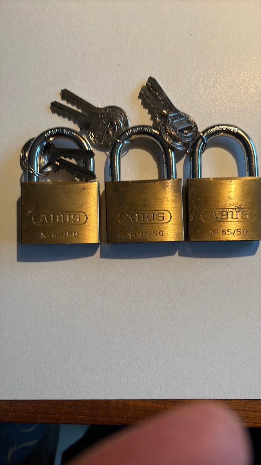 Hangslot groot. 3 x, Doe-het-zelf en Verbouw, Ophalen of Verzenden, Nieuw