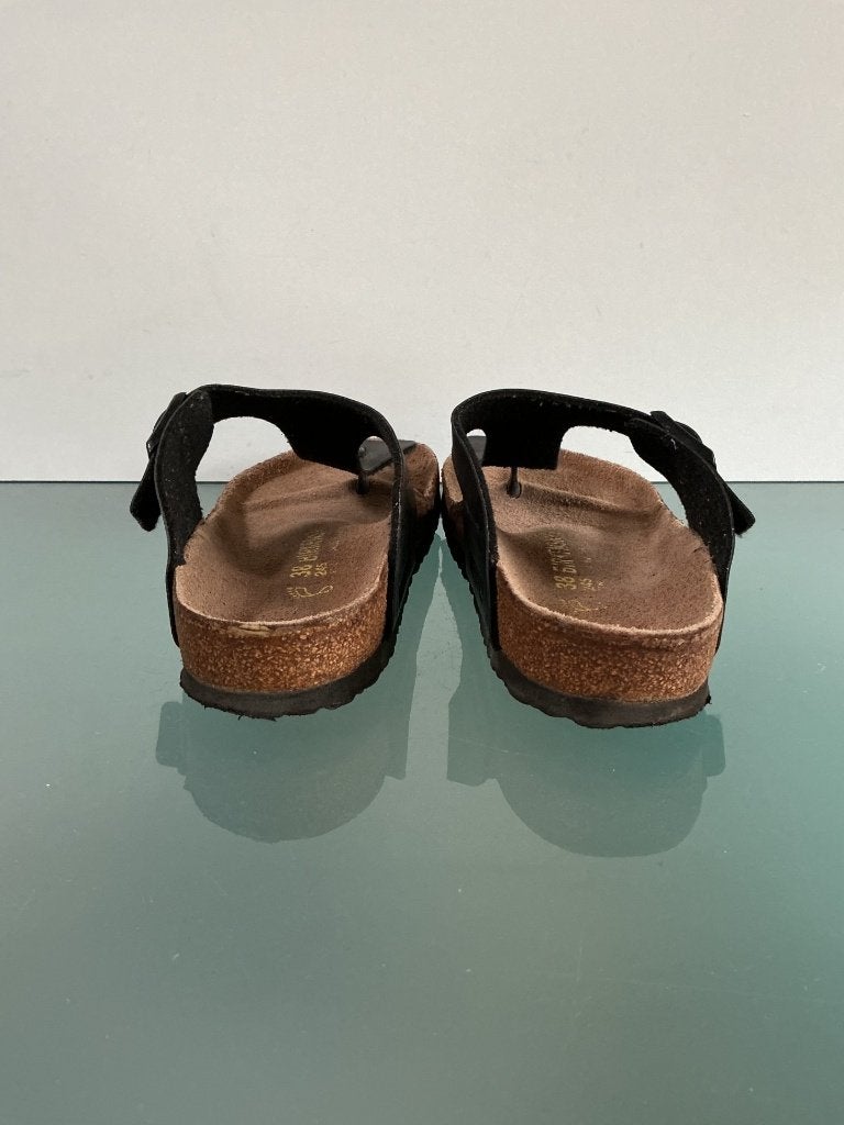Birkenstock 38 zwart | Ramses slippers | Gratis verzenden, Slippers, Verzenden, Zwart, Zo goed als nieuw