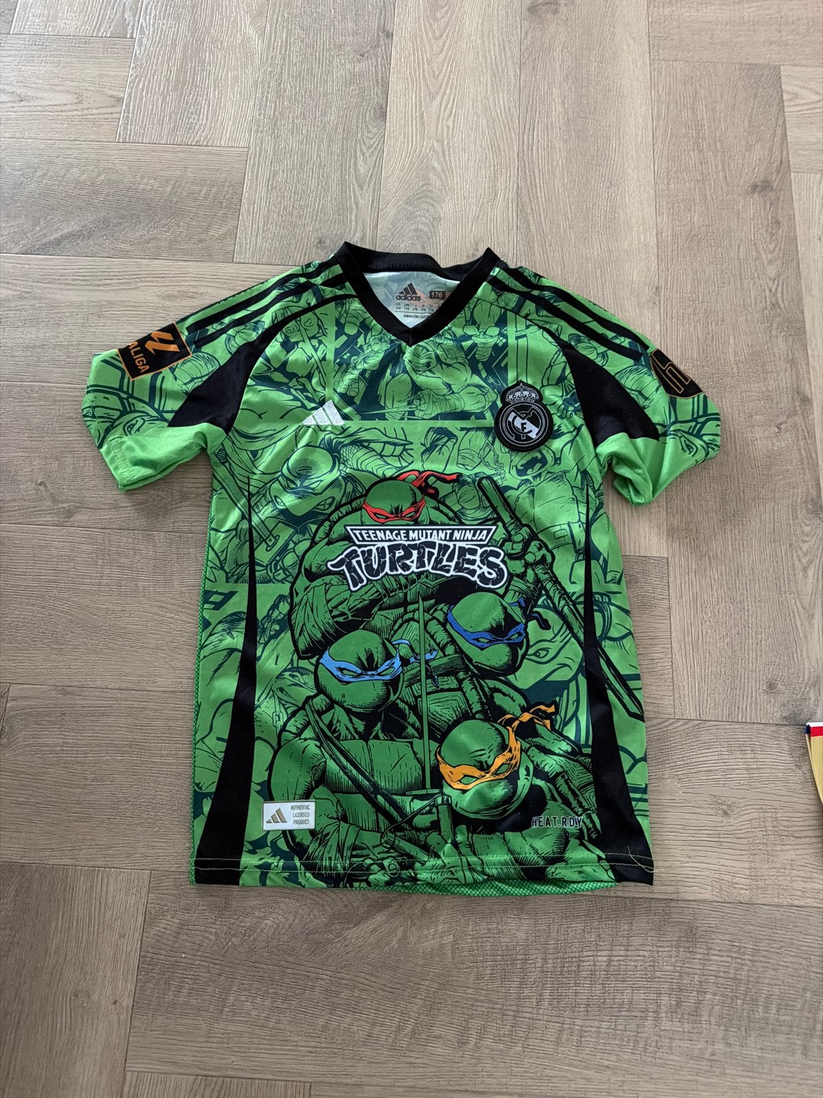 Adidas Teenage Mutant Ninja Turtles Voetbalshirt Mbappe, Kleding | Heren, Overige maten, Ophalen of Verzenden, Zo goed als nieuw
