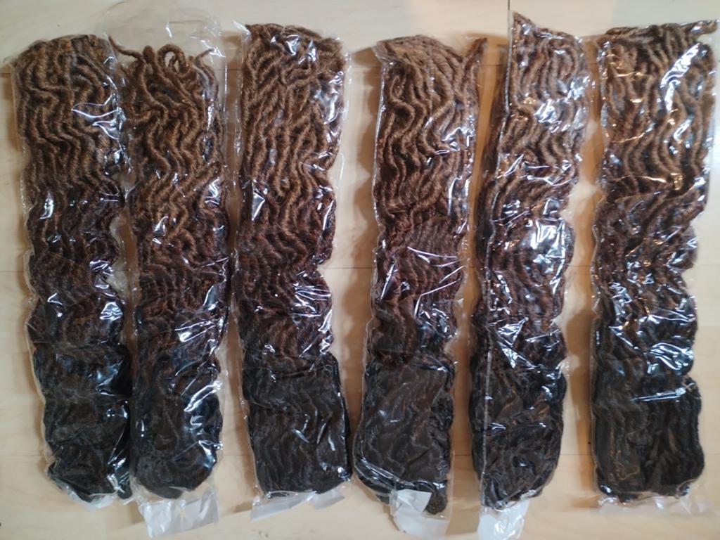 Faux loc extensions, Ophalen of Verzenden, Nieuw, Bruin