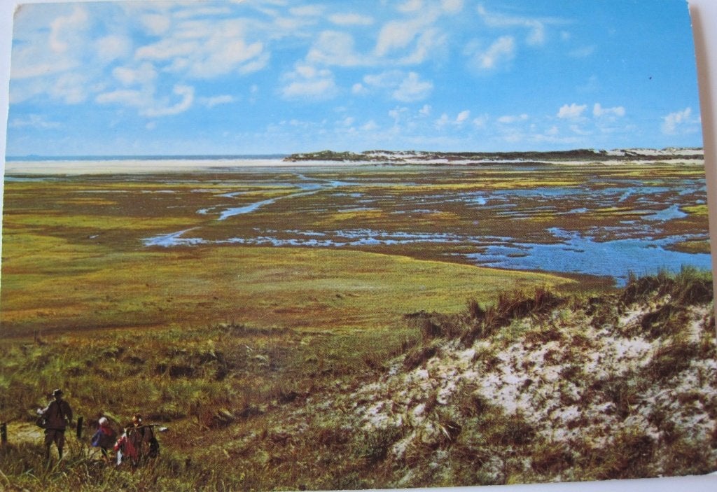 Texel - de slufter - 1974  -  uitgave Rubens Texel, Ophalen of Verzenden, 1960 tot 1980, Gelopen, Waddeneilanden