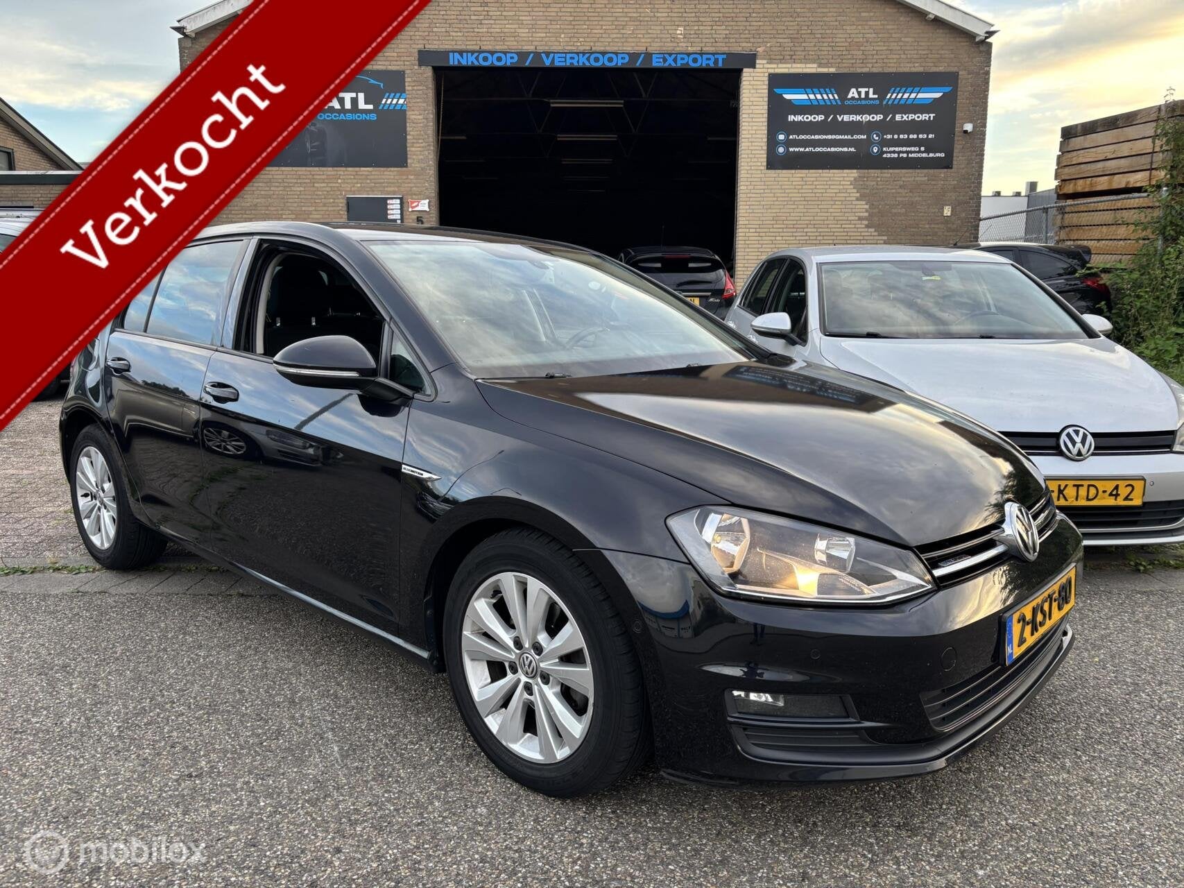 Zeer nette Volkswagen Golf 7 1.6 TDI Highline APK 2027, Voorwielaandrijving, Euro 5, Automatische klimaatregeling, Gebruikt