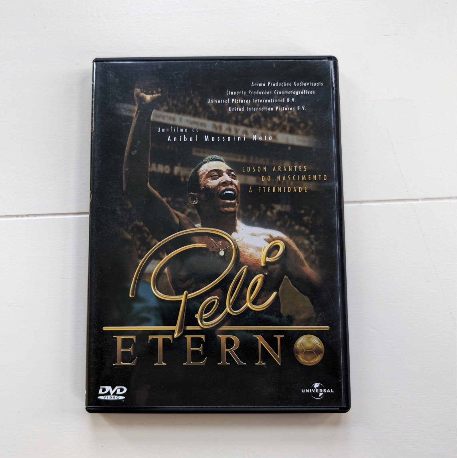 Pelé Eterno (2004) Braziliaanse DVD NNO, Alle leeftijden, Ophalen of Verzenden, Zo goed als nieuw, Voetbal