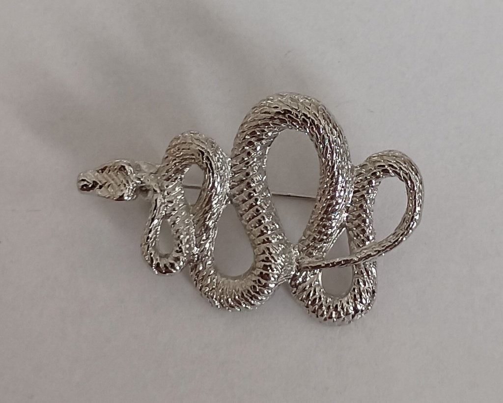 Slang broche, Sieraden, Tassen en Uiterlijk, Broches, Overige materialen, 4 tot 7 cm, Overige kleuren, Nieuw
