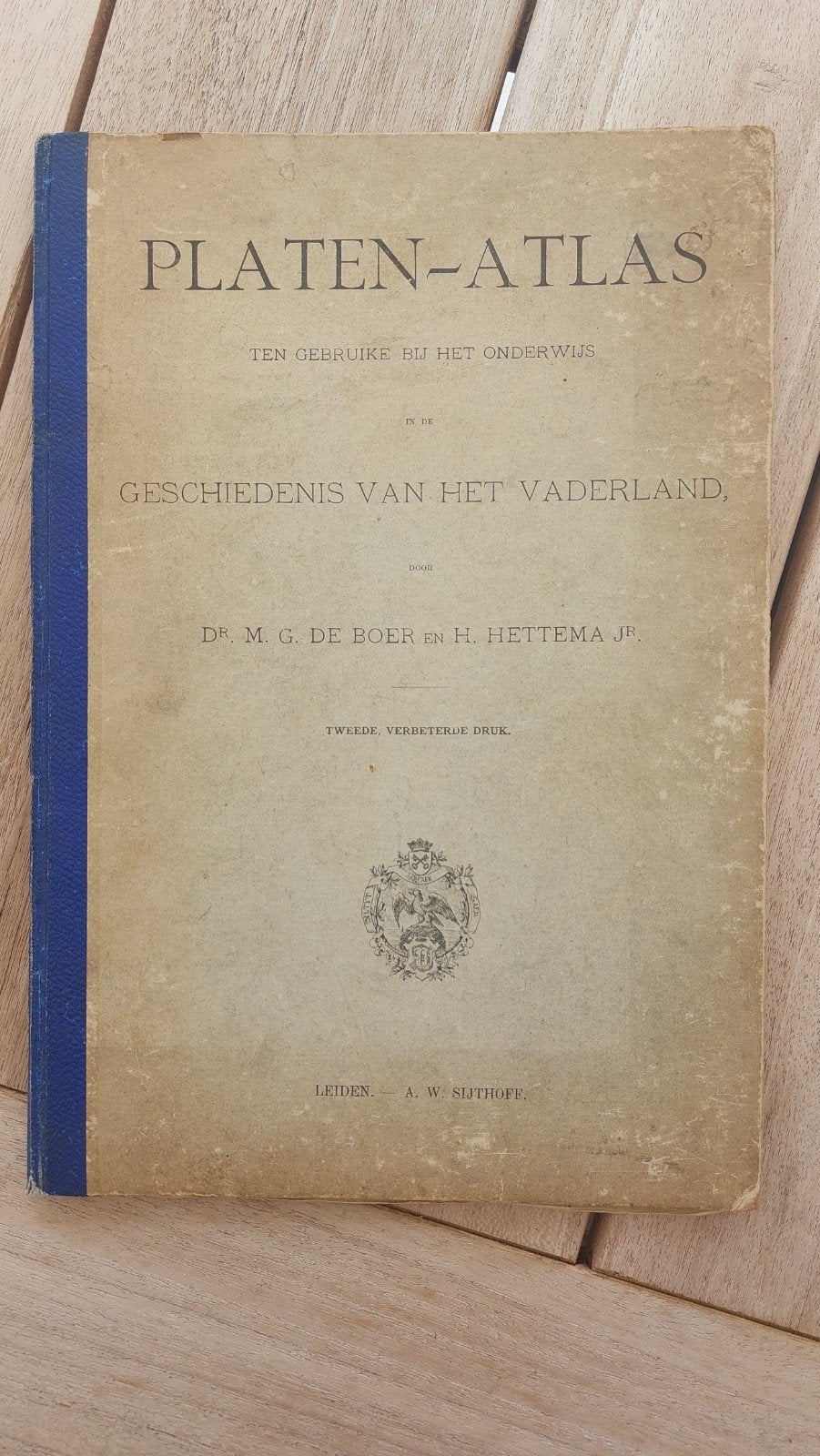 Set van 2 antieke atlassen (1901 & 1903) - Platen-Atlas, Boeken, Overige atlassen, Ophalen of Verzenden, 1800 tot 2000, Wereld