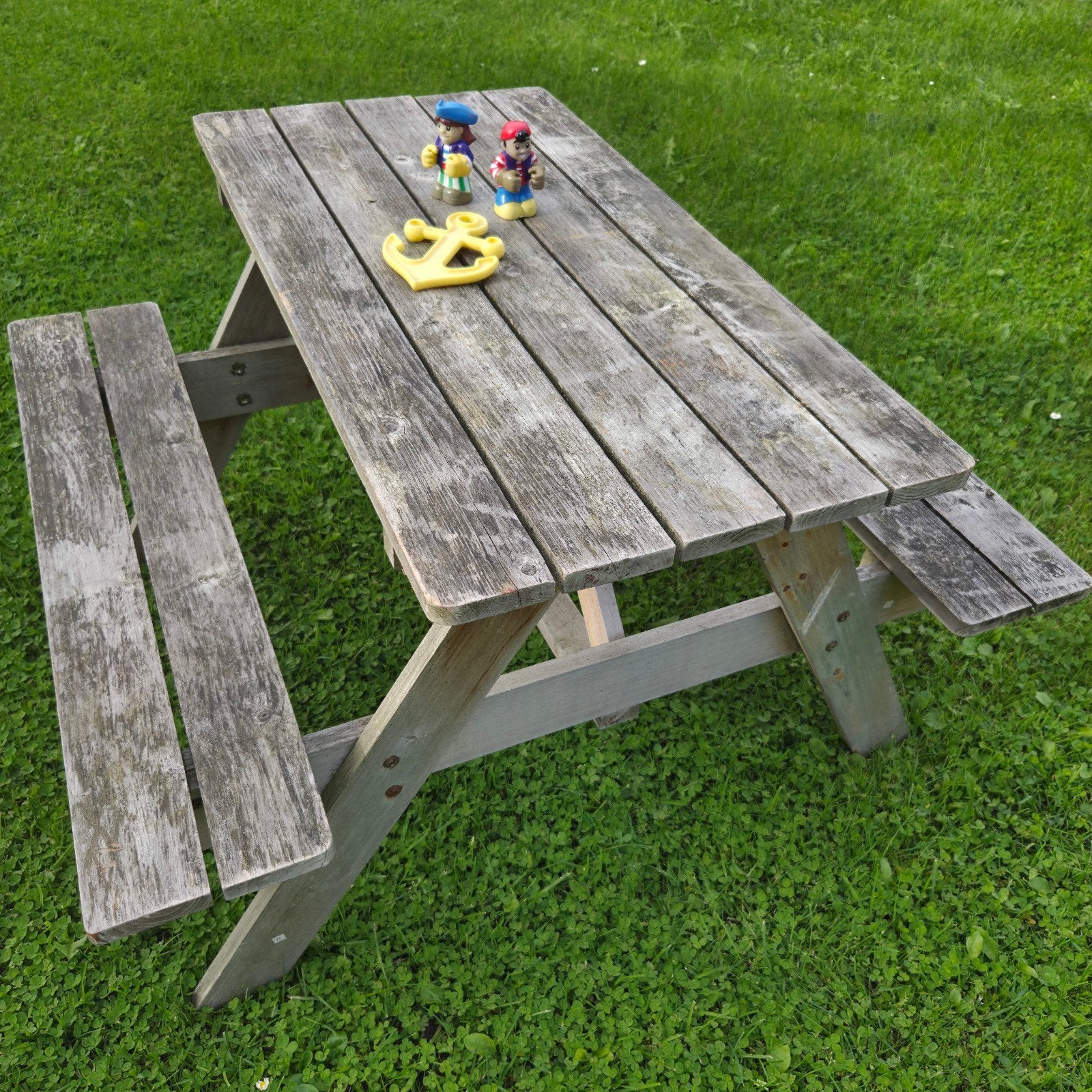 Picknicktafel Kinderpicknicktafel Kinder tafel, Gebruikt, Rechthoekig, Hout, Ophalen